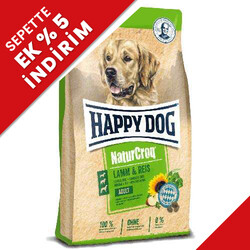 Happy Dog - Happy Dog NaturCroq Kuzu Etli Köpek Maması 15 Kg
