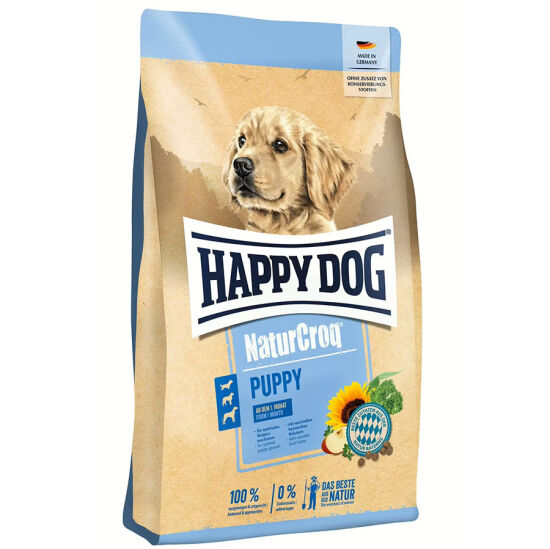 Happy Dog NaturCroq Yavru Köpek Maması 15 Kg + 2 Adet Dr. Clauders Biftekli Ödül 80 Gr - 2