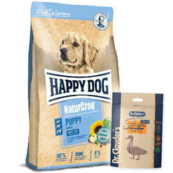 Happy Dog - Happy Dog NaturCroq Yavru Köpek Maması 15 Kg + Dr.Clauders Ödül 80 Gr