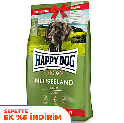 Happy Dog Neuseeland Kuzu Etli Köpek Maması 12,5 + 2 Kg (Toplam 14,5 Kg) - Happy Dog