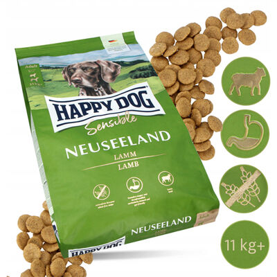 Happy Dog Neuseeland Kuzu Etli Köpek Maması 12,5 Kg + Dr. Clauders Country Dental Ödül