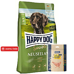 Happy Dog Neuseeland Kuzu Etli Köpek Maması 4 Kg + Dr. Clauders Ödül 80 Gr - Happy Dog