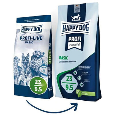 Happy Dog Profi Basic Tavuk Etli Köpek Maması 20 Kg + 2 Adet Dr.Clauders Ödül 80 Gr