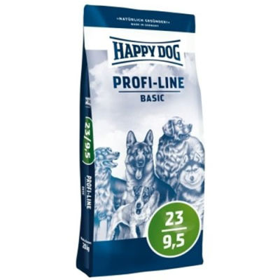 Happy Dog Profi Basic Tavuk Etli Köpek Maması 20 Kg + Pet Brush Tarak