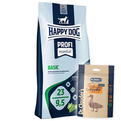 Happy Dog - Happy Dog Profi Basic Tavuk Etli Köpek Maması 20 Kg + Dr.Clauders Ödül 80 Gr