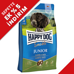 Happy Dog Sensible Junior Kuzu Etli Yavru Köpek Maması 10 Kg - Happy Dog