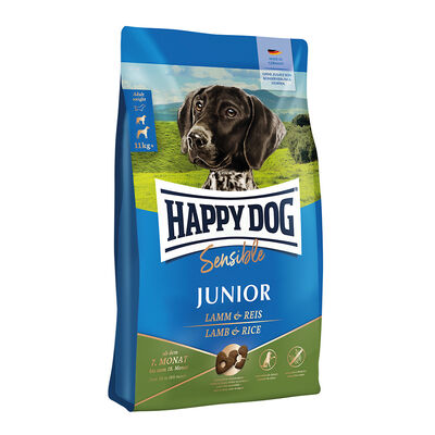 Happy Dog Sensible Junior Kuzu Etli Yavru Köpek Maması 10 Kg 