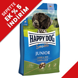 Happy Dog Sensible Junior Kuzu Etli Yavru Köpek Maması 4 Kg - Happy Dog
