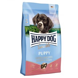 Happy Dog - Happy Dog Sensible Puppy Somonlu Yavru Köpek Maması 10 Kg + 4 Adet Temizlik Mendili