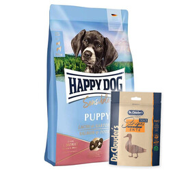 Happy Dog Sensible Puppy Somonlu Yavru Köpek Maması 10 Kg + Dr.Clauders Ödül 80 Gr - Happy Dog