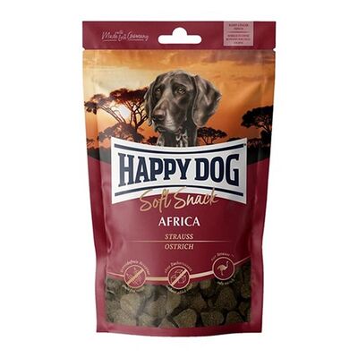 Happy Dog Soft Snack Africa Deve Kuşu Etli Köpek Ödülü 100 Gr