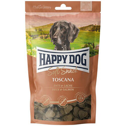 Happy Dog - Happy Dog Soft Snack Toscana Ördek ve Somon Köpek Ödülü 100 Gr