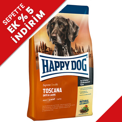 Happy Dog Toscana Ördek ve Somonlu Köpek Maması 12,5 Kg - 1