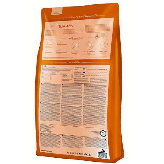 Happy Dog Toscana Ördek ve Somonlu Köpek Maması 12,5 Kg + 2 Adet Dr. Clauders Biftekli Ödül 80 Gr - 3