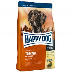 Happy Dog Toscana Ördek ve Somonlu Köpek Maması 12,5 Kg + 2 Adet Dr.Clauders Ödül 80 Gr - Thumbnail