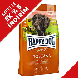 Happy Dog - Happy Dog Toscana Ördek ve Somonlu Köpek Maması 4 Kg