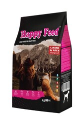 Happy Feed Lamb Rice Kuzu Etli Köpek Maması 15 Kg - Happy Feed