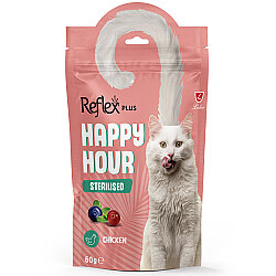 Happy Hour Sterilised Tavuk Etli Kısırlaştırılmış Kediler için Kedi Ödülü 60 Gr - Reflex