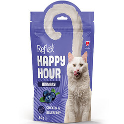 Reflex - Happy Hour Tavuk ve Yaban Mersini İdrar Sağlığı Kedi Ödülü 60 Gr