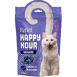 Happy Hour Tavuk ve Yaban Mersini İdrar Sağlığı Kedi Ödülü 60 Gr - Reflex