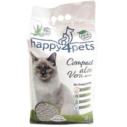 Happy4Pets - Happy4Pets Doğal İnce Taneli Aloe Vera Kedi Kumu 10 Lt