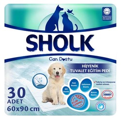 Hayat Kimya Sholk Hipoalerjenik Köpek Çiş Eğitim Pedi 60x90cm (30'lu) - Sholk