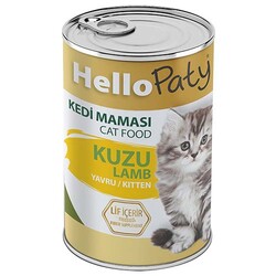 Hello Paty - Hello Paty Premium Kitten Pate Kuzu Etli Yavru Kedi Yaş Maması 415 Gr