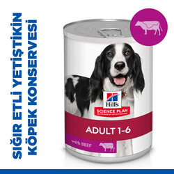 Hills Sığır Etli Yetişkin Köpek Konservesi 370 Gr - Thumbnail