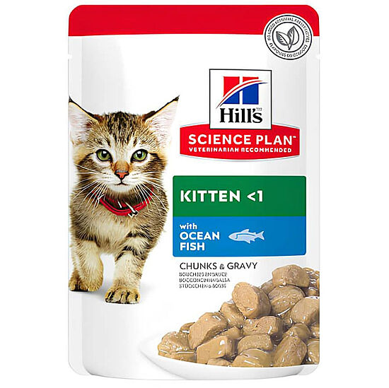 Hills Chunks in Gravy Kitten Balıklı Yavru Kedi Yaş Maması 85 Gr - (12 Adet) - 2