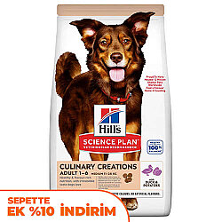 Hills Culinary Creations Ördek ve Patatesli Orta Irk Köpek Maması 14 Kg - Hills