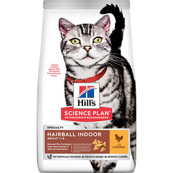 Hills - Hills Hairball / Indoor Tüy Yumağı Kontrol Tavuklu Kedi Maması 1,5 Kg + Temizlik Mendili