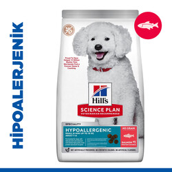 Hills Hypoallergenic Somonlu Küçük ve Mini Irk Köpek Maması 1,5 Kg + Katlanır Mama Kabı - 3