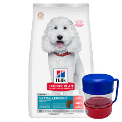 Hills Hypoallergenic Somonlu Orta Irk Köpek Maması 12 Kg + Seyahat Kiti - Hills