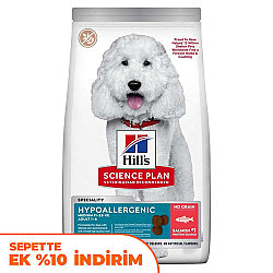 Hills Hypoallergenic Somonlu Orta Irk Köpek Maması 12 Kg - Hills