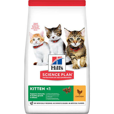 Hills Kitten Tavuklu Yavru Kedi Maması 1,5 Kg + Mama Kabı