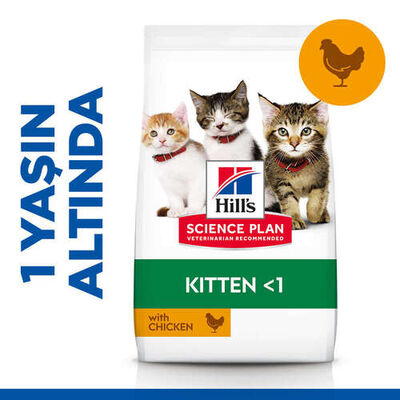 Hills Kitten Tavuklu Yavru Kedi Maması 1,5 Kg + Mama Kabı