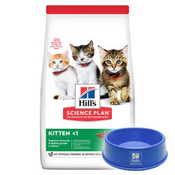 Hills Kitten Ton Balıklı Yavru Kedi Maması 1,5 Kg + Mama Kabı - Hills