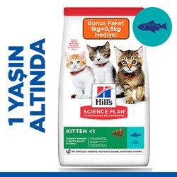 Hills - Hills Kitten Ton Balıklı Yavru Kedi Maması 1 Kg + 0,5 Kg (Toplam 1,5 Kg)