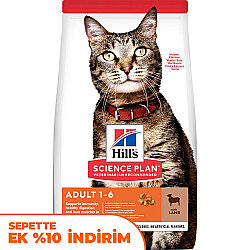 Hills Lamb Kuzulu Yetişkin Kedi Maması 10 Kg - Hills