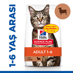 Hills - Hill's Lamb Kuzulu Yetişkin Kedi Maması 8+2 Kg (Toplam 10 Kg) 