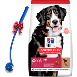 Hills - Hills Large Breed İri Irk Kuzulu Köpek Maması 14 Kg + Top Fırlatıcı Oyuncak