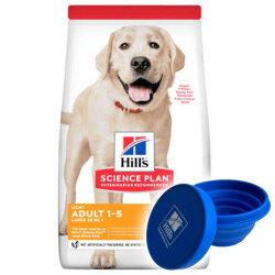 Hills Light Large Breed Büyük Irk Diyet Köpek Maması 14 Kg + Mama Kabı - 9