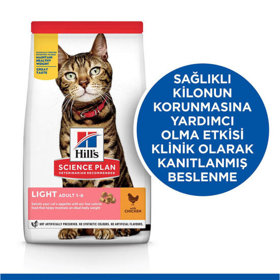 Hills Light Tavuklu Kedi Diyet Maması 3 Kg - 2