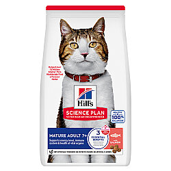 Hills Mature 7+ Somon Balıklı Yaşlı Kedi Maması 1,5 Kg - Hills