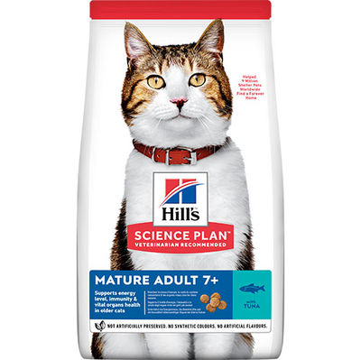 Hills Mature 7+ Ton Balıklı Yaşlı Kedi Maması 1,5 Kg + Beaphar Malt Macun 100 Gr