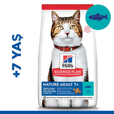 Hills Mature 7+ Ton Balıklı Yaşlı Kedi Maması 1,5 Kg + Beaphar Malt Macun 100 Gr