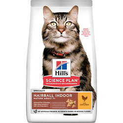 Hills - Hills Mature Hairball Tüy Yumağı Kontrol Yaşlı Kedi Maması 1,5 Kg + Temizlik Mendili