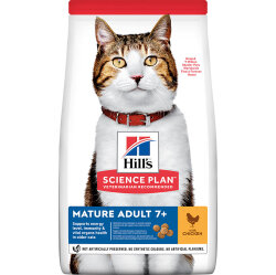 Hills Mature Tavuk Etli Yaşlı Kedi Maması 3 Kg + Saklama Kabı - 2