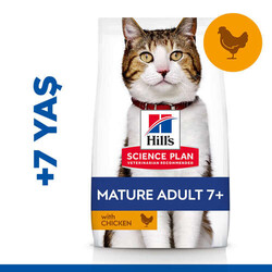 Hills - Hills Mature Tavuk Etli Yaşlı Kedi Maması 3 Kg 