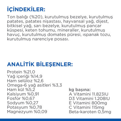 Hill's No Grain Medium Ton Balıklı Tahılsız Köpek Maması 2,5 Kg + Temizlik Mendili